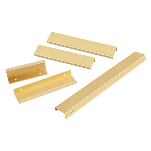 Brass Sydney Slim Lip Pull Kitchen Handles