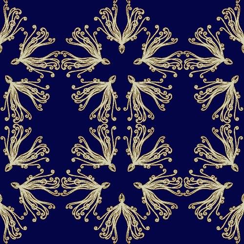 Ink Night Sky Seed Rugs by Miranda Brown