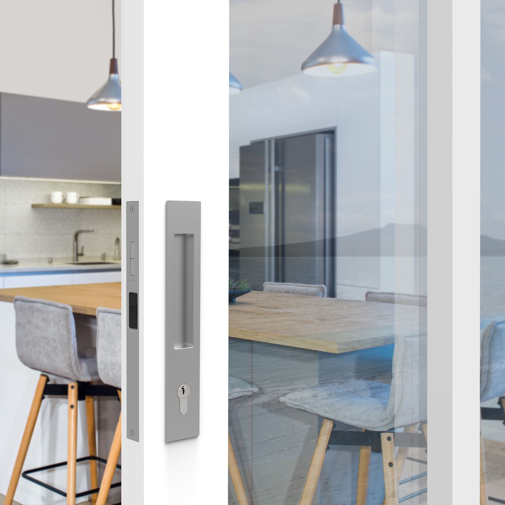 8104/SET M Series Exterior Flush Pull Mortice Lock Set ArchiPro AU