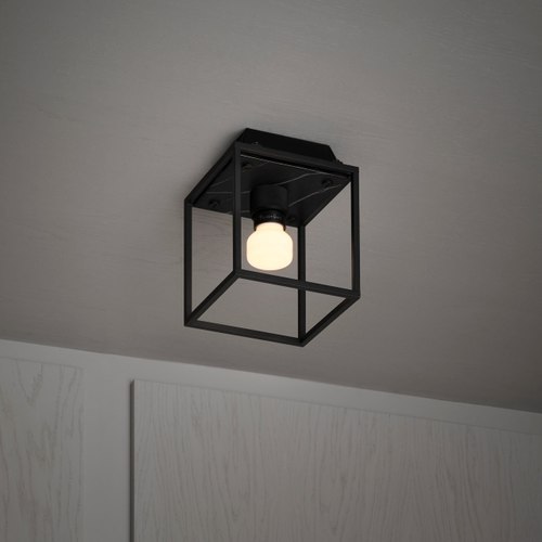 Black Marble Caged Ceiling Light - Small | Buster + Punch