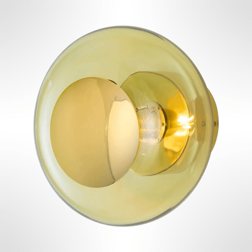 Olive / Matt Gold Horizon Surface Lamp