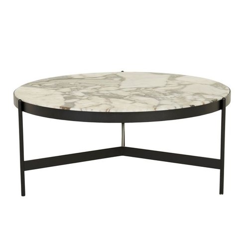 Matt Ocean Marble/Black Venus Coffee Table