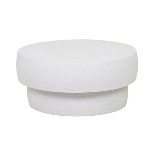 White Speckle Livorno Boulder Coffee Table