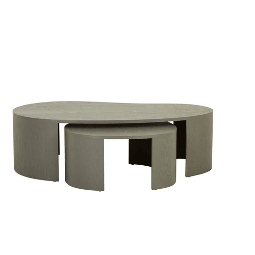 Thyme Oberon Curve Nest of 2 Coffee Tables