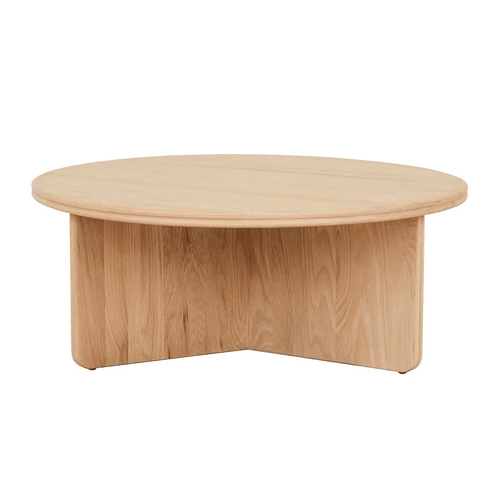 New Oak Solstice Slice Coffee Table