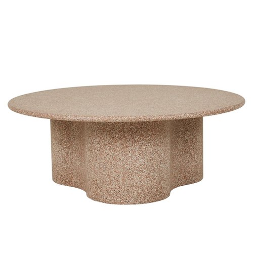 Terracotta Speckle Artie Outdoor Wave Coffee Table