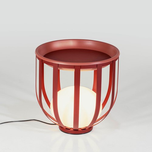 Oxide Red Bols Outdoor Floor Lamp