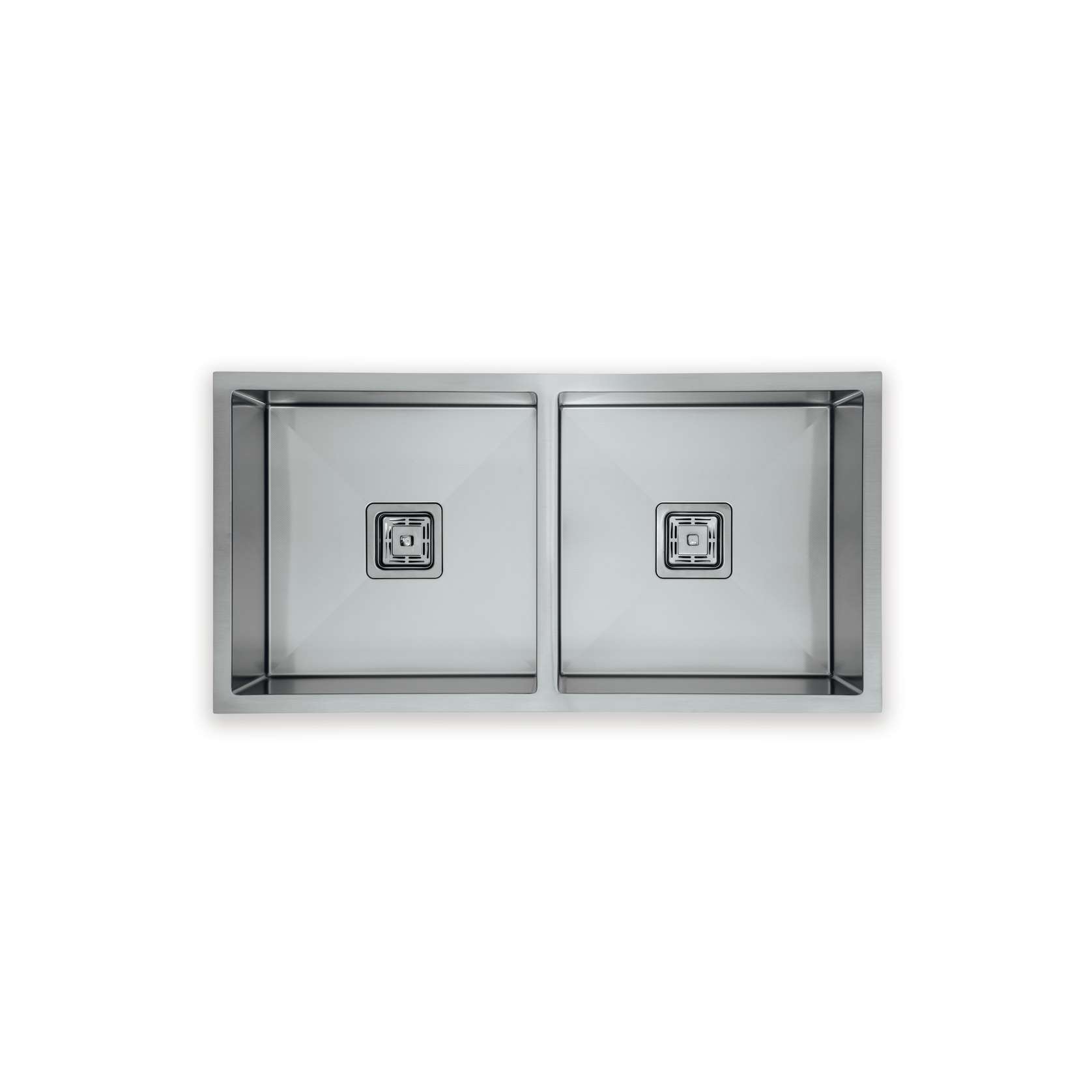 Hafele Linen Squareline Sink, Double Bowl ArchiPro AU