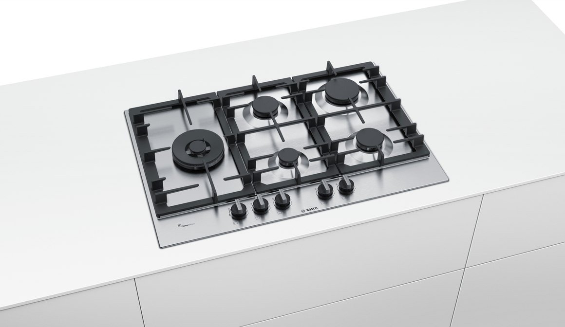BOSCH Gas Cooktop 75 cm Stainless Steel Series 6 Cooktops NZ ArchiPro AU