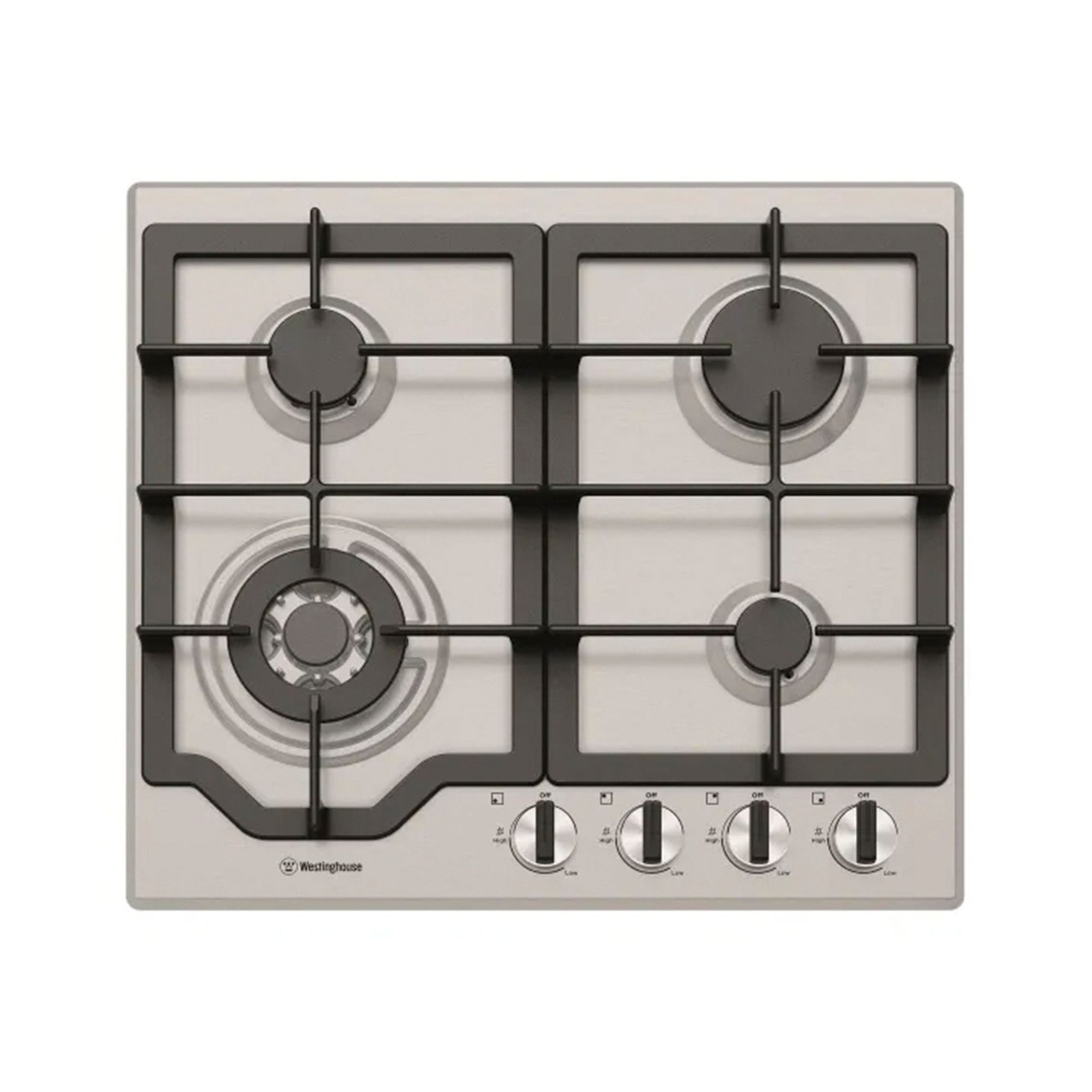Westinghouse 60cm Stainless Steel Gas Cooktop ArchiPro AU