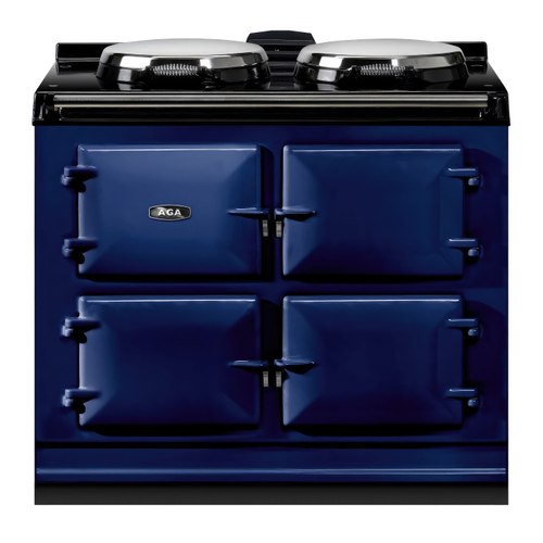 Dark Blue AGA | 3-Oven Dual Control Cast Iron Oven