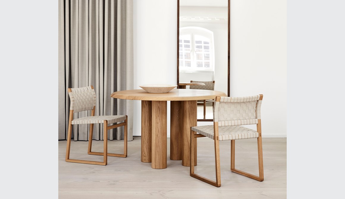 BM61 Chair Linen Webbing by Fredericia - Dining Chairs AU | ArchiPro AU