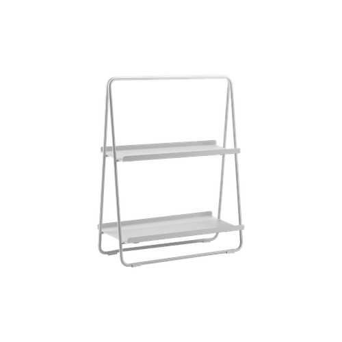 Soft Grey Zone A-Table Shelf Unit