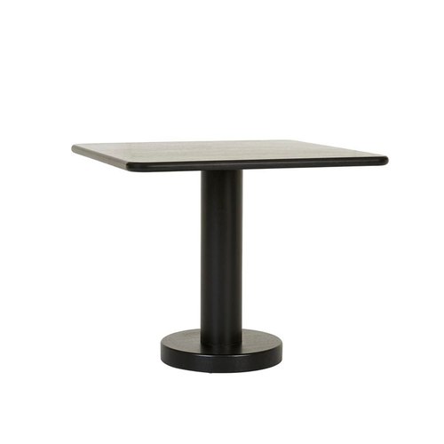 Matt Black Oak Freddie Square Dining Table