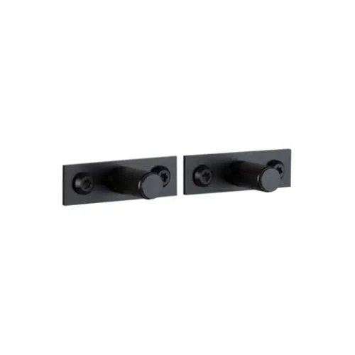 Black Buster+Punch Linear Plate Knob Set