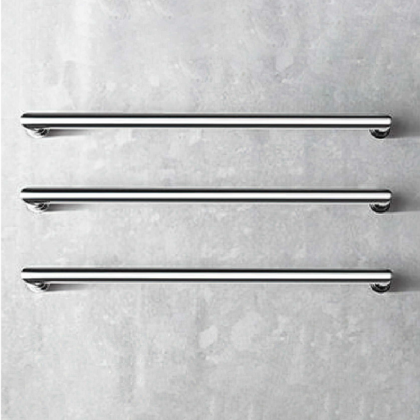 Horizontal Round Heated Towel Rail ArchiPro AU