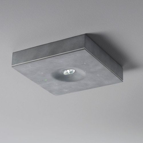 Grey RAL9006 K9 Self Testing Emergency Light