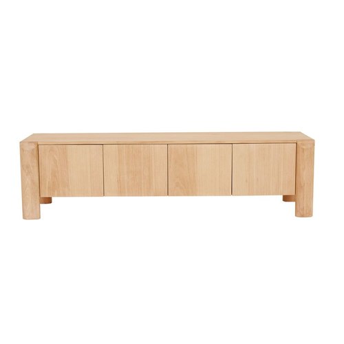 Satin Oak Willa Entertainment Unit