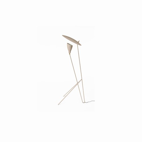 Beige Silhouette Floor Lamp