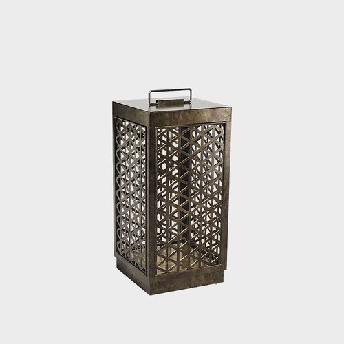 Pre Aged Brass Grid Floor Lamp