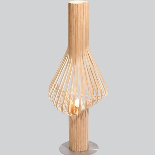 Oak Diva Floor Lamp