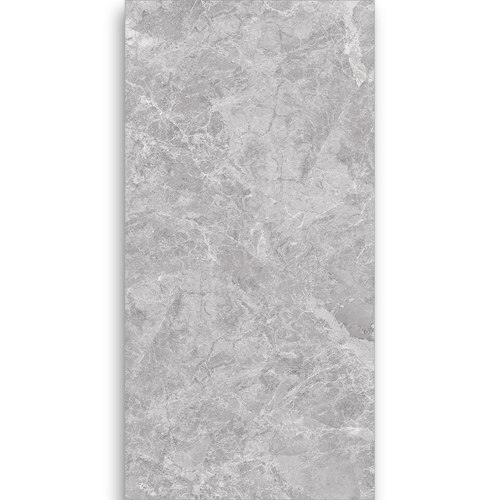 Light Grey Cracked Stone Polished Porcelain Tile 750x1500