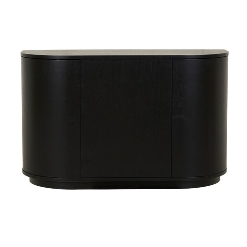 Matt Dark Oak Oberon Crescent Storage Unit