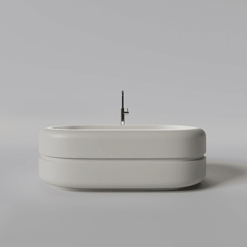 Bone Milazzo 1700 Pill Freestanding Bath