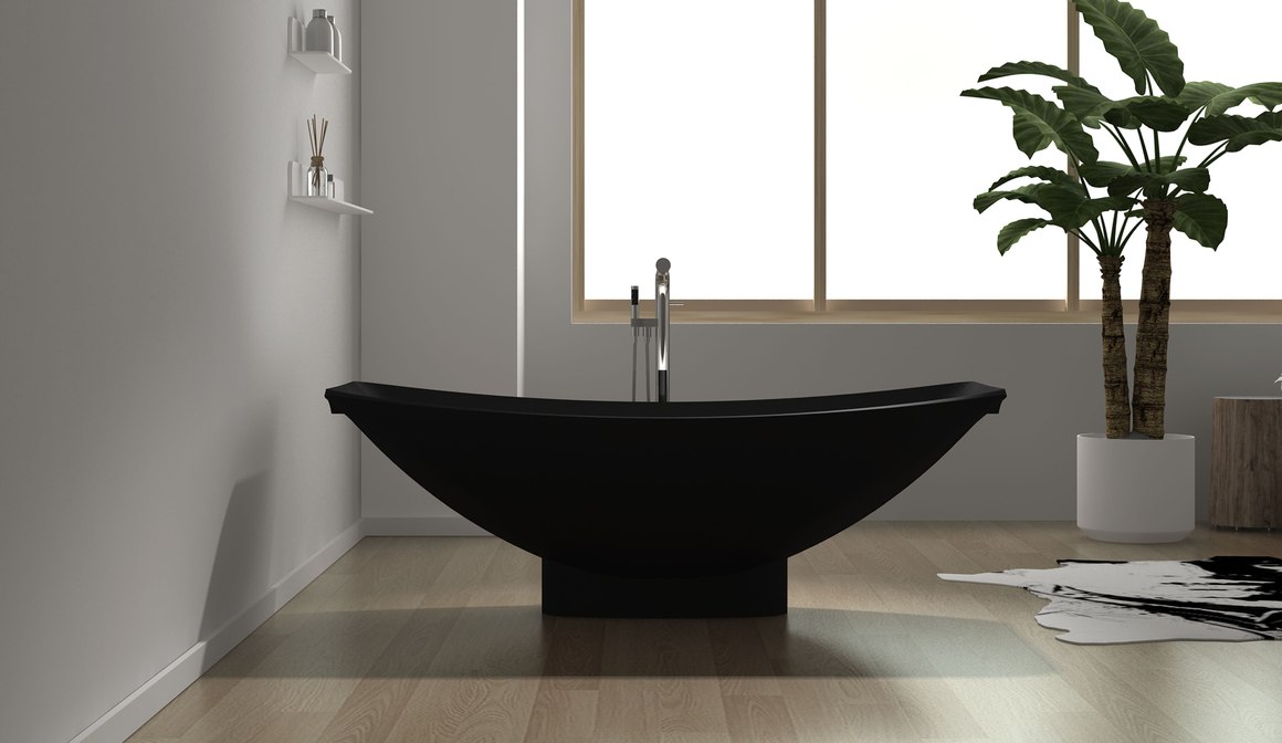 Mirage Hammock Bathtub Ebony Large ArchiPro AU
