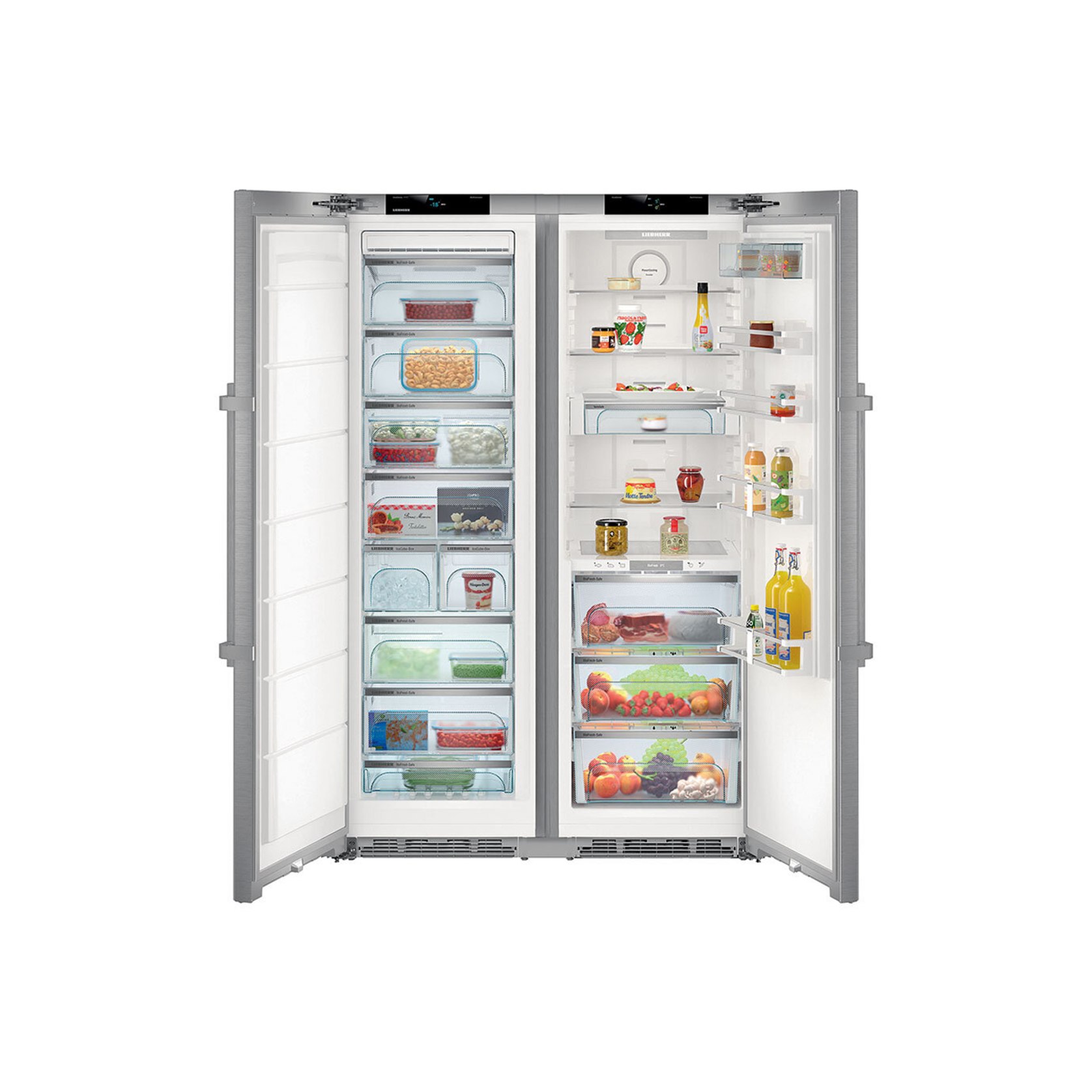 LIEBHERR Freestanding Side By Side Fridge Sbses 8673 ArchiPro AU