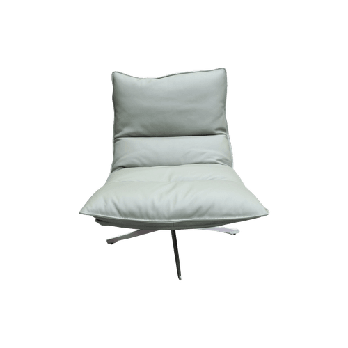 Green Staten Leather Swivel Chair