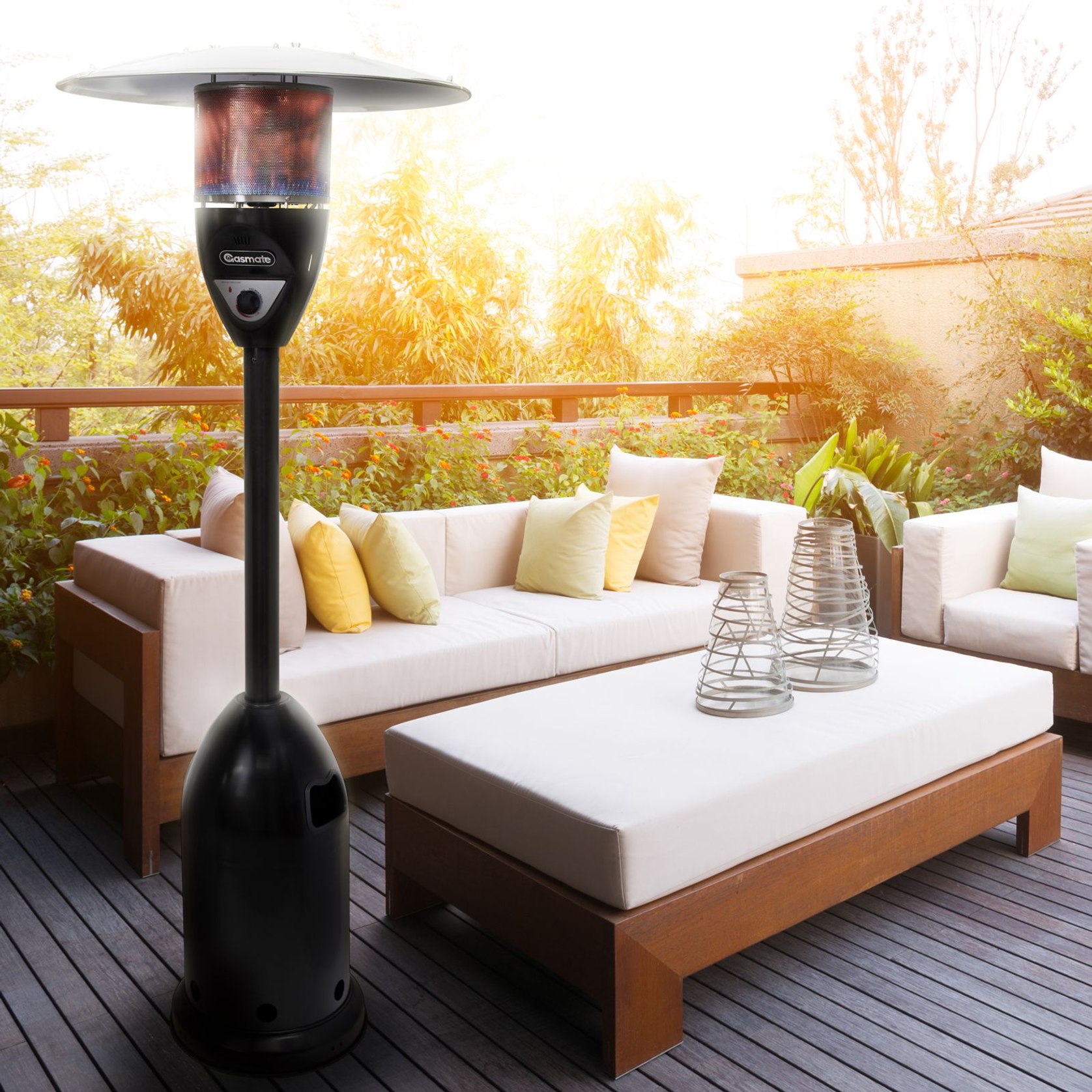 Gasmate Stellar Black Deluxe Patio Heater ArchiPro AU