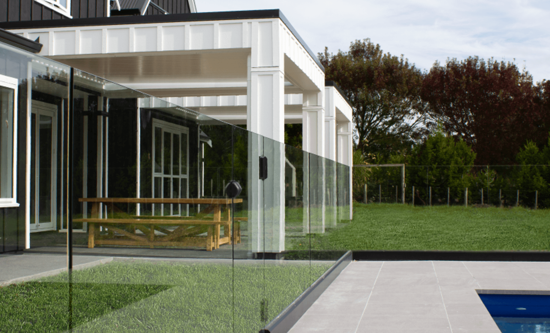 Top Fix Frameless Channel Glass Balustrade System