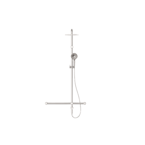 Brushed Nickel Calibre Mecca T Bar Grab Rail by Avail