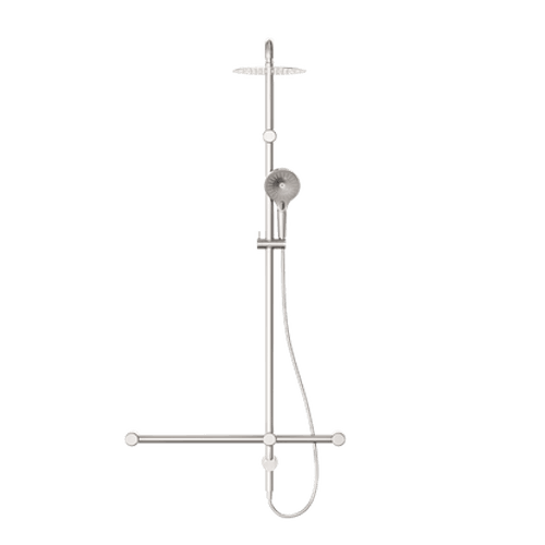 Brushed Nickel Calibre Mecca T Bar Grab Rail by Avail