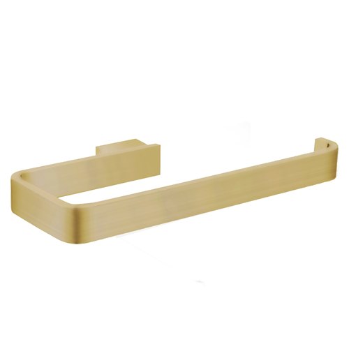 Brushed Brass Quadro Towel Rail - 205mm