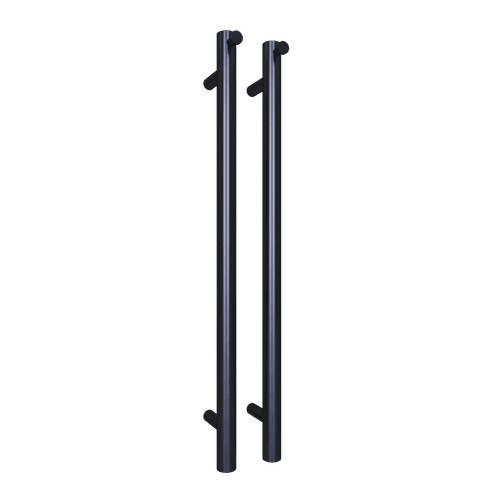 Gunmetal Polo Vertical Towel Rail - 1100mm