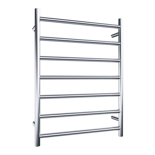 Chrome Evoke 7-Bar Heated Towel Rail - 600mm