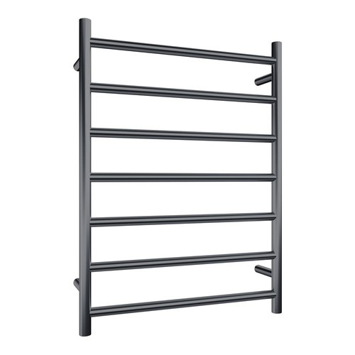 Gunmetal Evoke 7-Bar Heated Towel Rail - 600mm