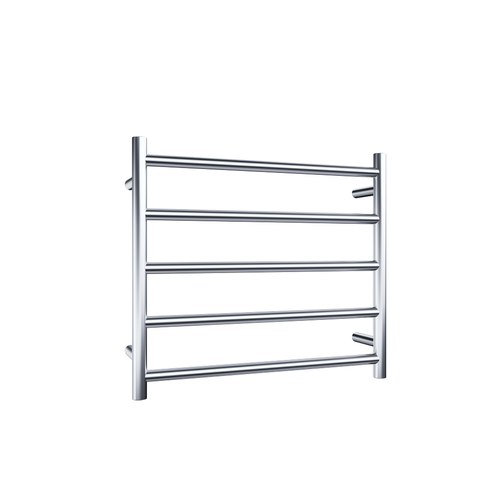 Chrome Evoke 5-Bar Heated Towel Rail - 600mm
