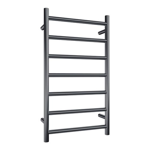 Gunmetal Evoke 7-Bar Heated Towel Rail - 450mm