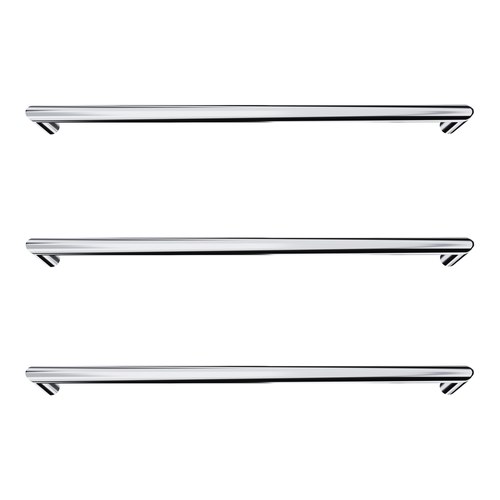 Chrome Toro Round Heated Towel Rail - 832mm