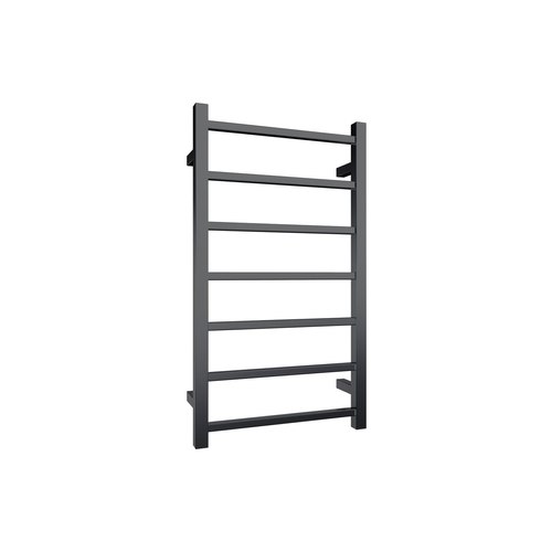 Gunmetal Quadro 7-Bar Heated Towel Rail - 450mm