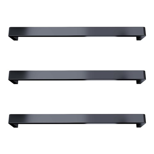 Gunmetal Vera Rounded Heated Towel Bar - 632mm