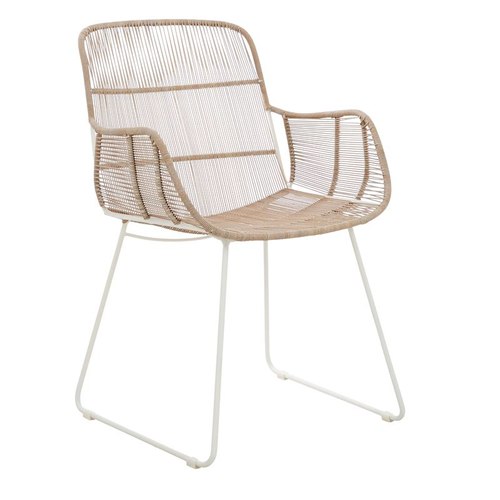 Linen/Sand Marina Laze Dining Armchair