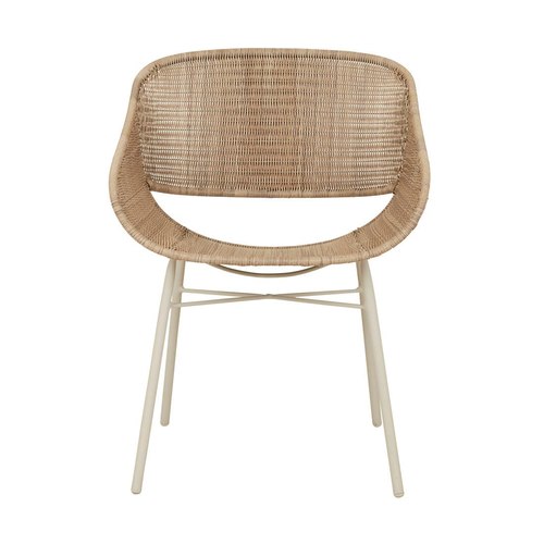 Linen Cabana Curve Dining Armchair