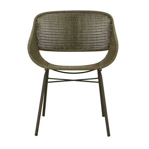 Moss Cabana Curve Dining Armchair