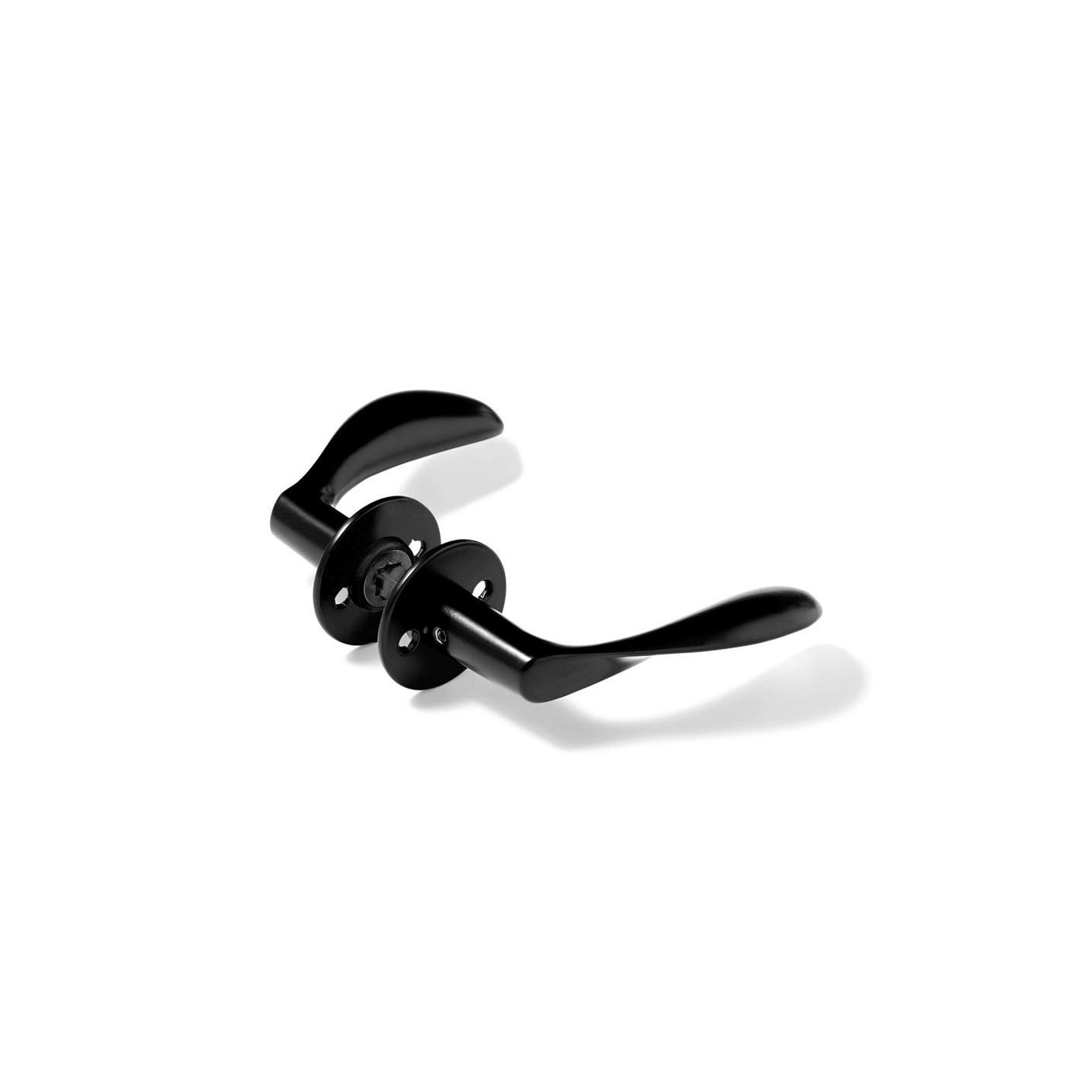 D Line Arne Jacobsen Lever Handle Small 33 59mm Black ArchiPro AU