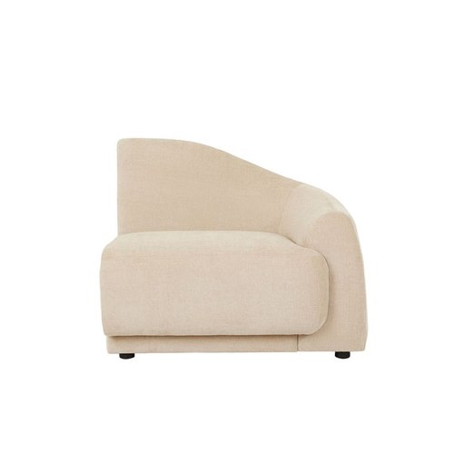 Soft Wheat Juno Pebble 1 Seater Right Arm Sofa