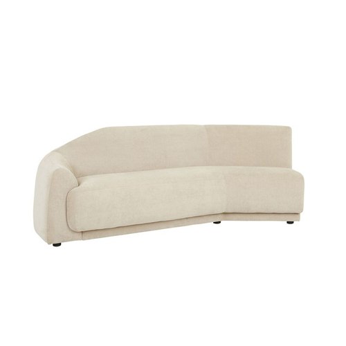 Soft Wheat Juno Pebble 3 Seater Left Arm Sofa